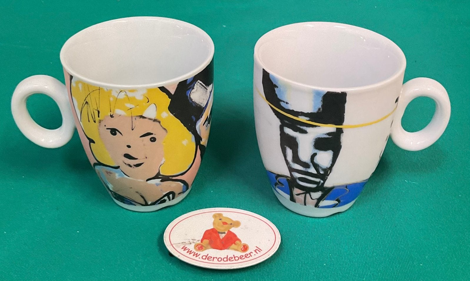 2 Herman Brood kopjes, Onbekend, Ophalen of Verzenden, Zo goed als nieuw, Onbekend