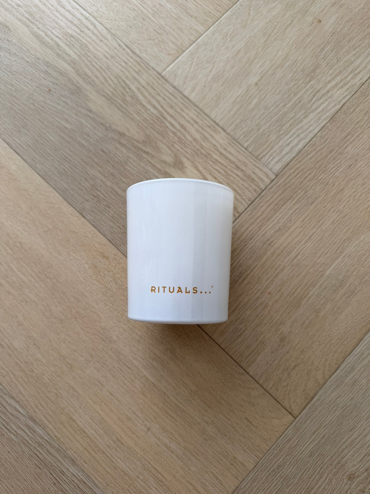 Rituals kaars The Ritual of Karma Candle, Wit, Nieuw, Ophalen of Verzenden, Glas
