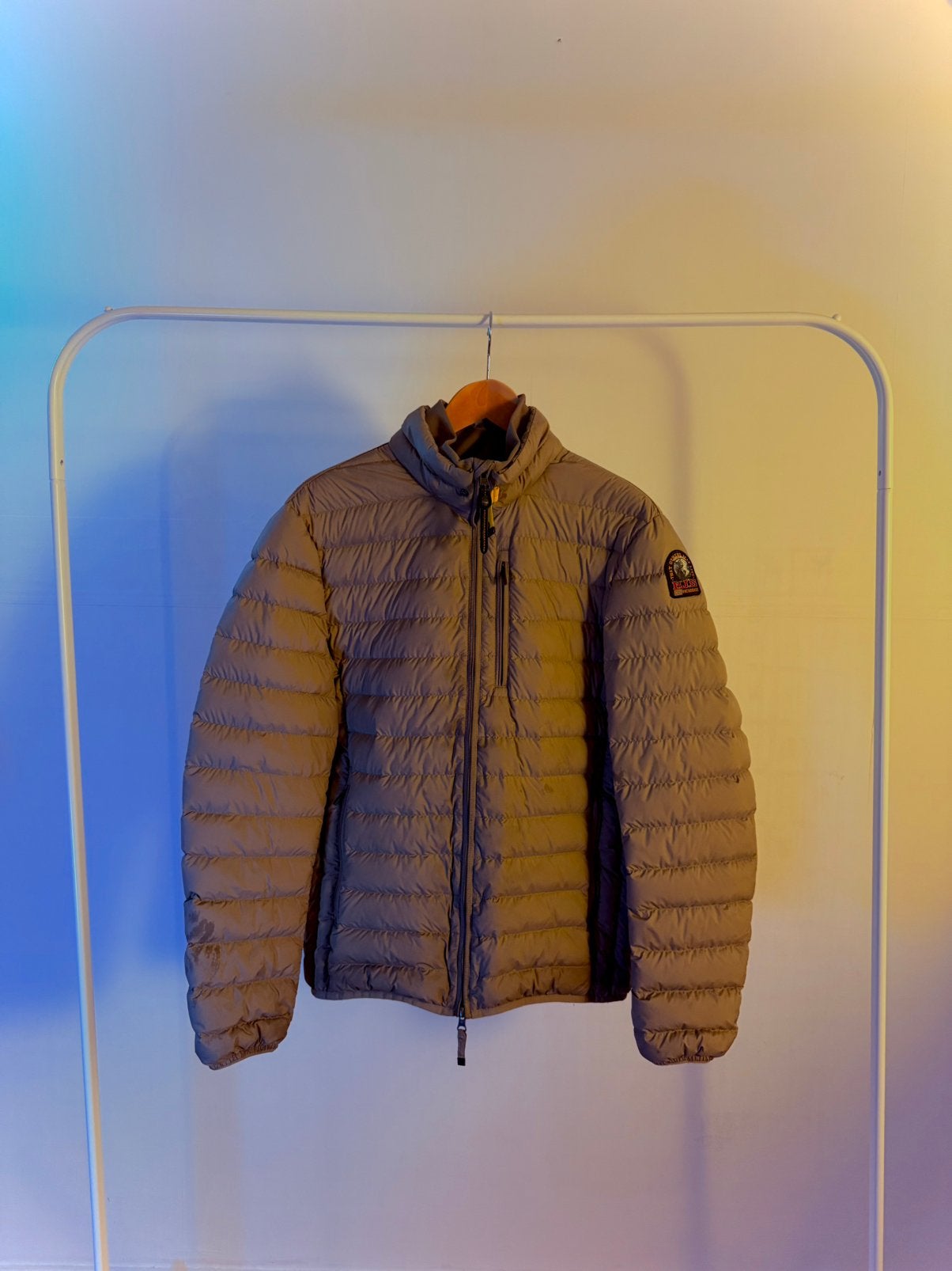 Parajumper jas maat L, Ophalen of Verzenden, Zo goed als nieuw, Maat 52/54 (L), Beige