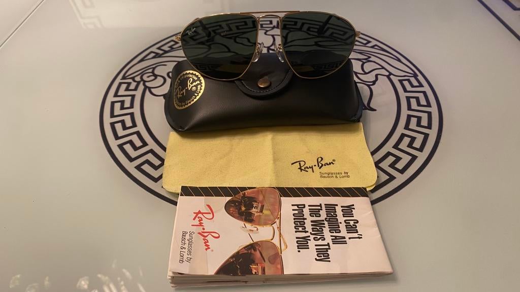 Ray Ban Fashion Metals Style 2 B&L (USA) zeldzaam, Sieraden, Tassen en Uiterlijk, Zonnebrillen en Brillen | Heren, Ophalen, Zo goed als nieuw