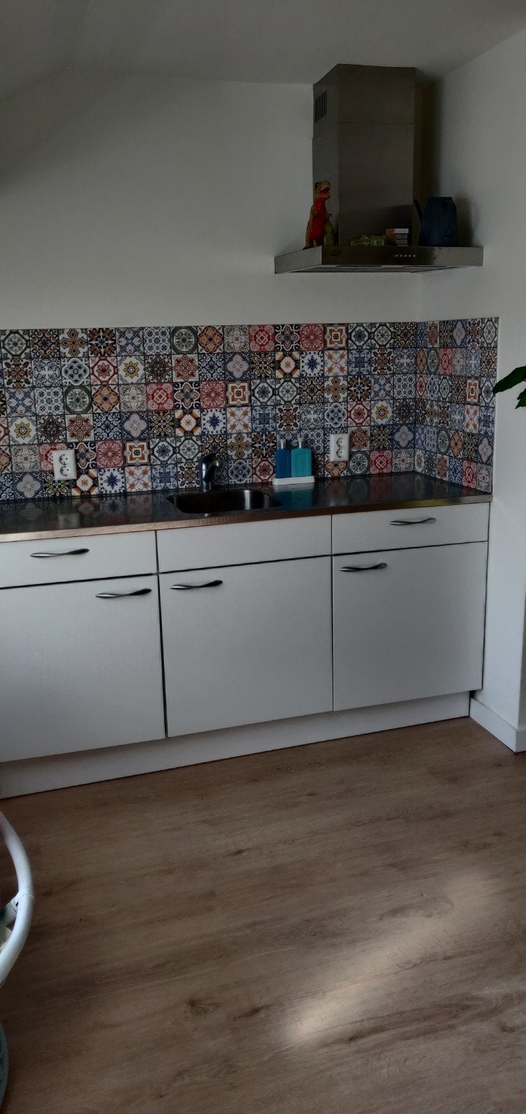 Pantry, kleine keuken 180cm incl afzuigkap, Ophalen, Wit, Enkelwandige keuken, Zo goed als nieuw