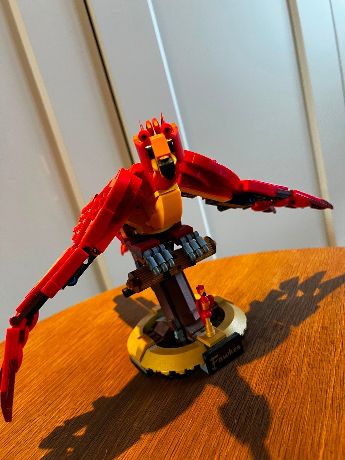 Lego Fawkes Dumbledore's Phoenix (76394) inclusief boekje, Ophalen of Verzenden, Zo goed als nieuw, Overige merken