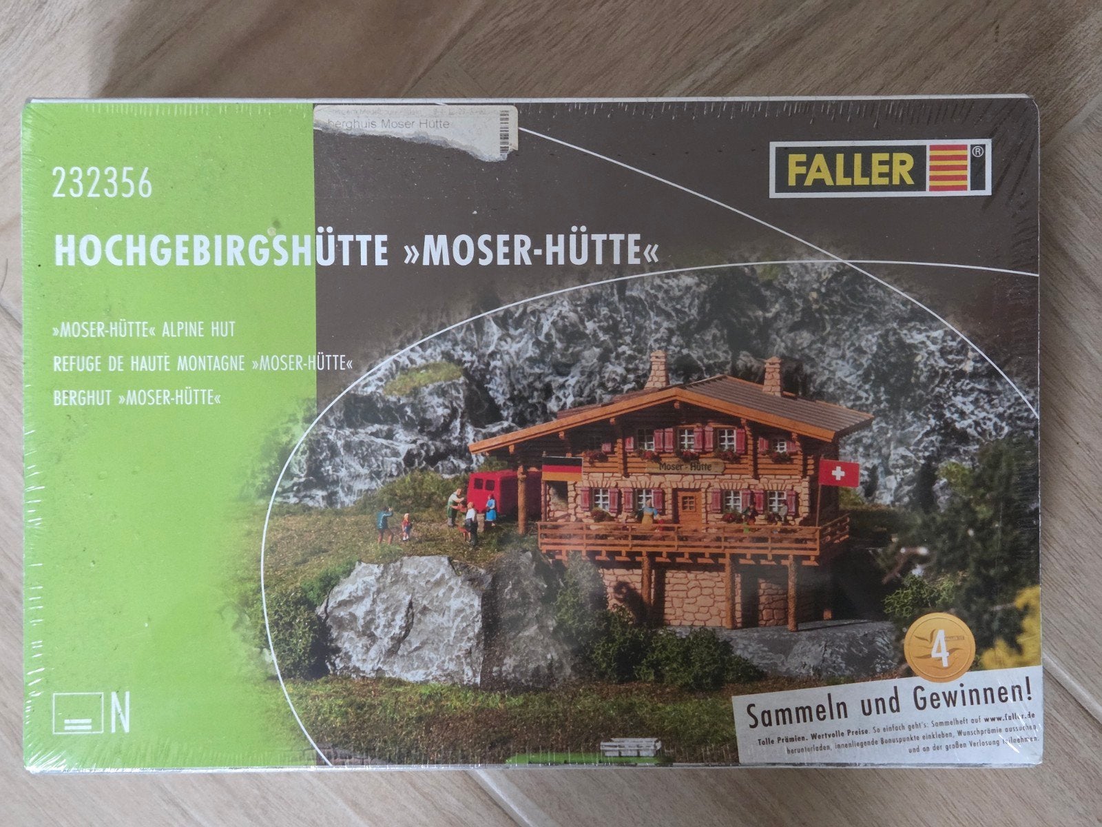 Faller 232356 Berghut Moser Hütte - Nieuw in verpakking, Ophalen of Verzenden, Nieuw, Brug, Tunnel of Gebouw