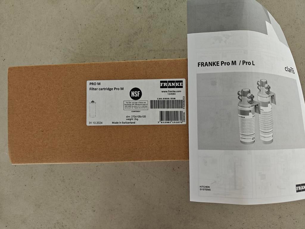 Franke waterfilter pro M, ongebruikt, Ophalen of Verzenden, Nieuw