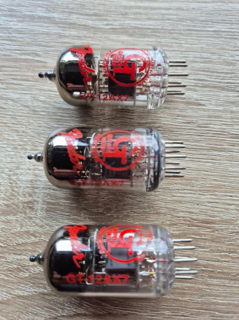 Fender Sovtek GT12-AX7 buizen 3 stuks, Ophalen, Gebruikt, Overige instrumenten