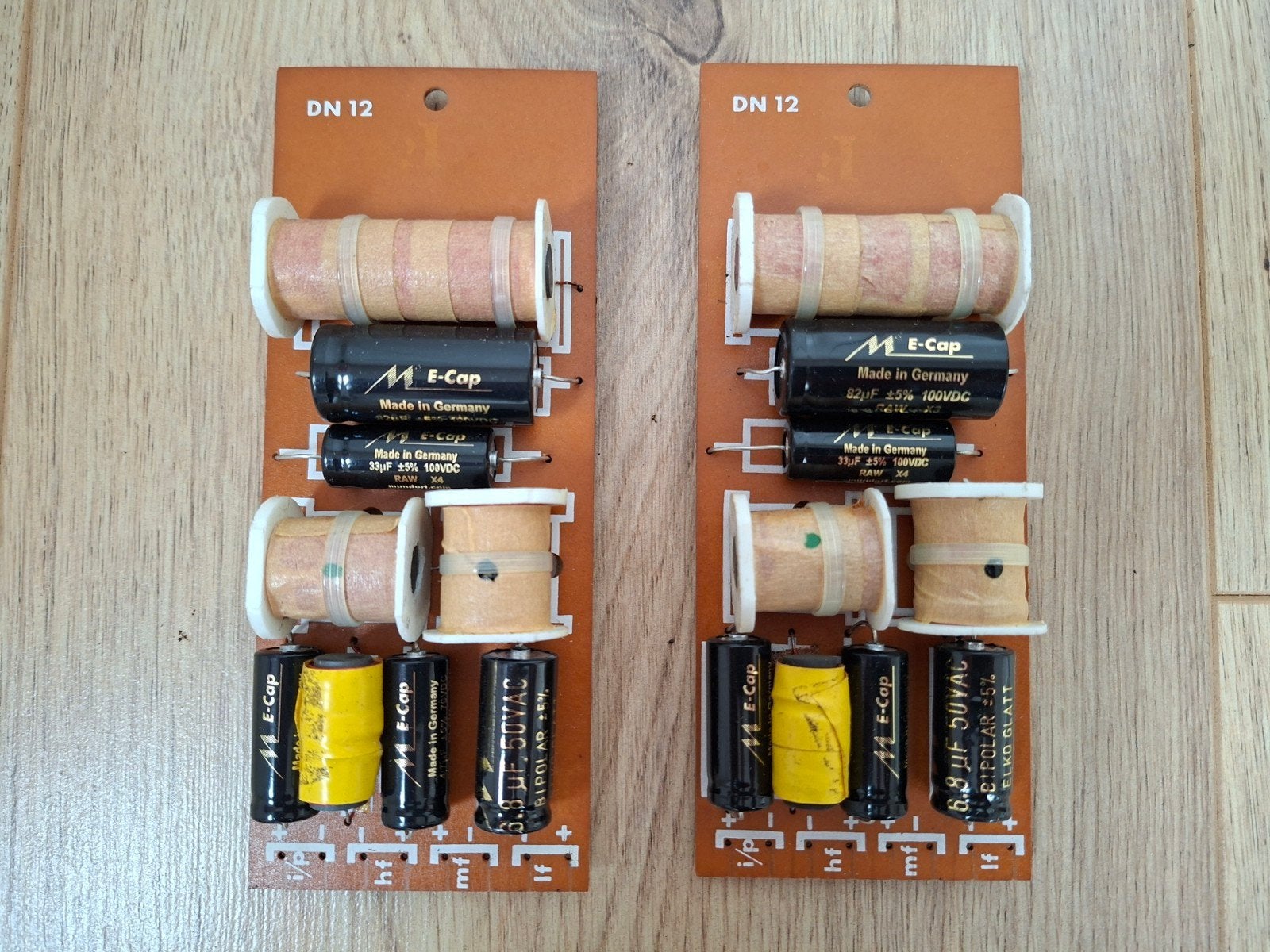 2x KEF DN12  3-weg Scheidingsfilter Type SP1004 Mundorf Reca, Audio, Tv en Foto, Ophalen, Refurbished, Overige merken