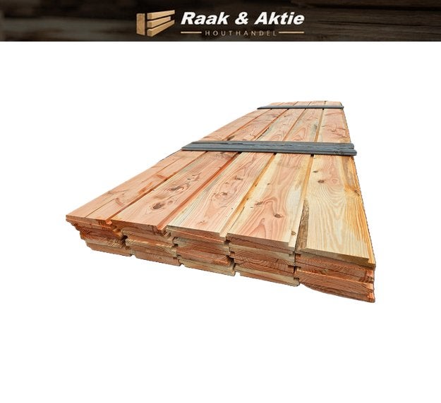 28.8 m2 Douglas Zweeds rabat/ 40 stuks 4.00 m lang nr: TP153
