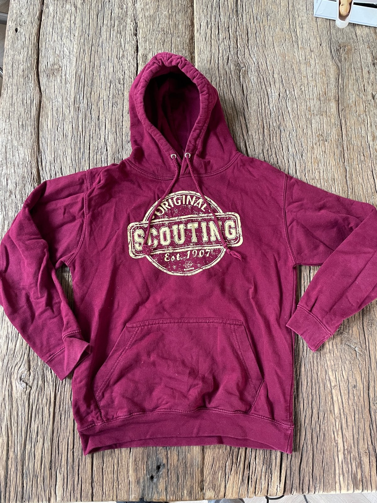 Scouting Hoodie Maat XS - Bordeauxrood, Ophalen of Verzenden, Gedragen, Maat 34 (XS) of kleiner, Rood