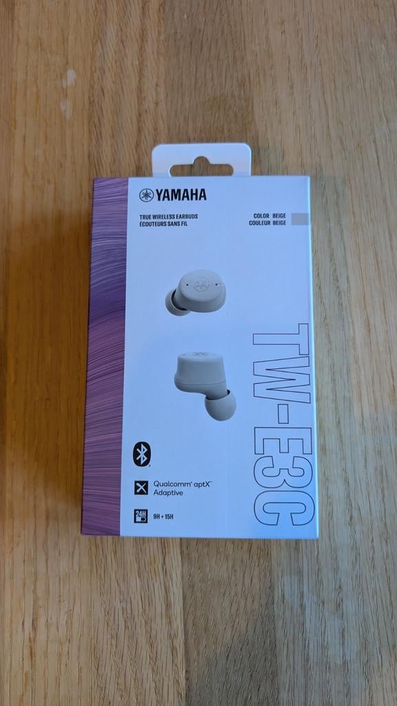 YAMAHA TW-E3C audio earplugs beige (nieuw ongeopend), Ophalen of Verzenden, Nieuw, Overige merken