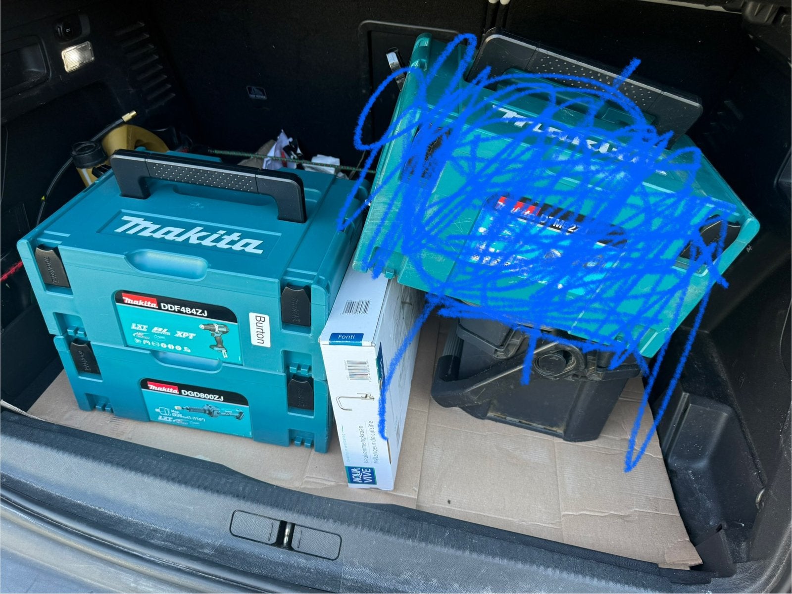Makita koffers nieuw, Ophalen of Verzenden, Zo goed als nieuw