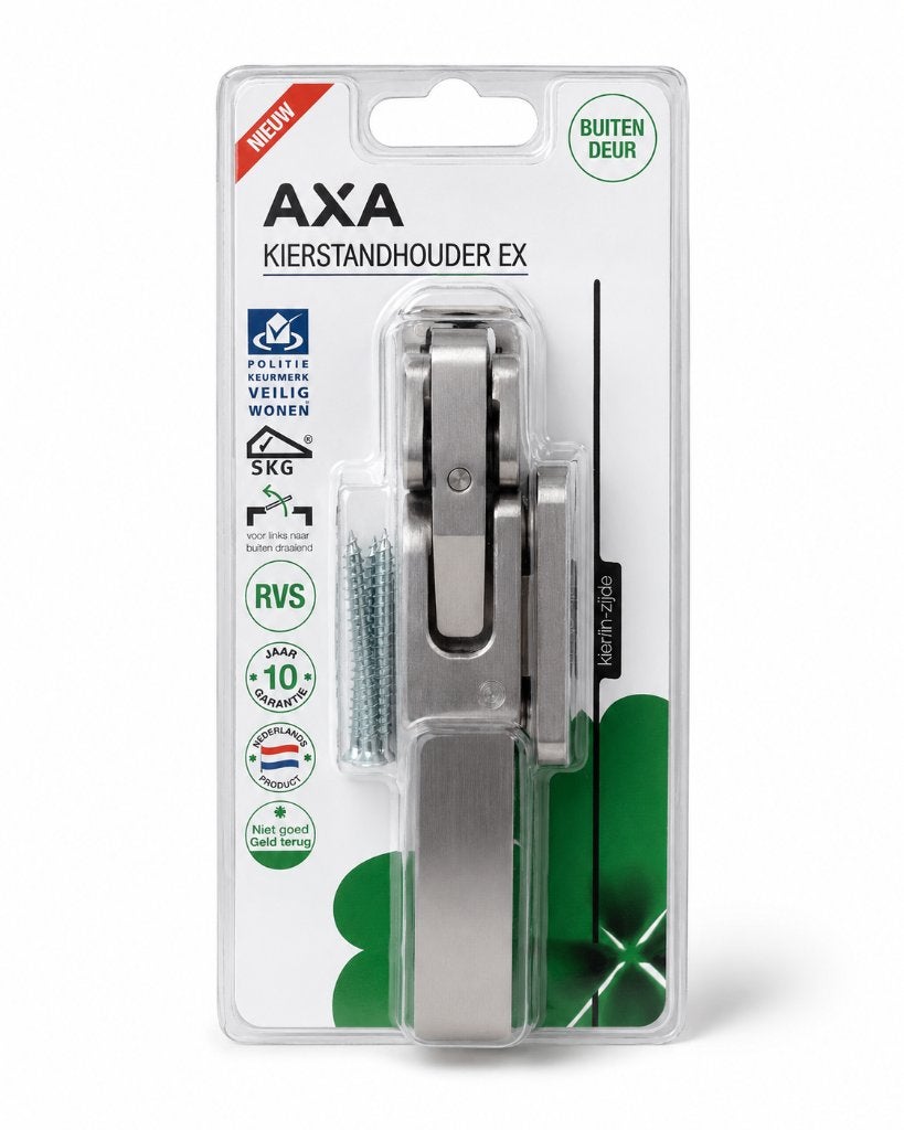 AXA Kierstandhouder EX buitendeur – RVS – links buiten draai, ., Overige typen, Nieuw, Ophalen of Verzenden