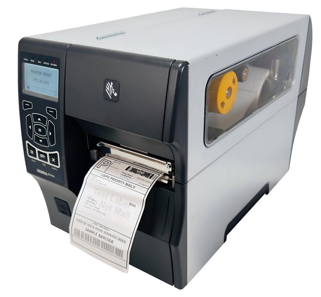 Zebra ZT410 Labelprinter - Thermische Barcode Printer, Ophalen, Draadloos, Zwart-en-wit printen, Gebruikt