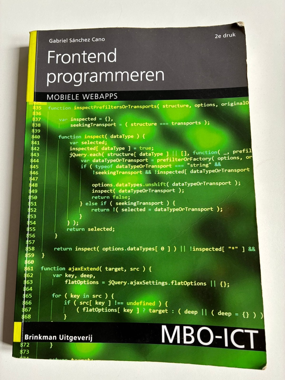 Frontend programmeren, incl. mobiele applicaties, Boeken, Gelezen, Informatica en Computer, Gabriel Sánchez Cano, Ophalen of Verzenden