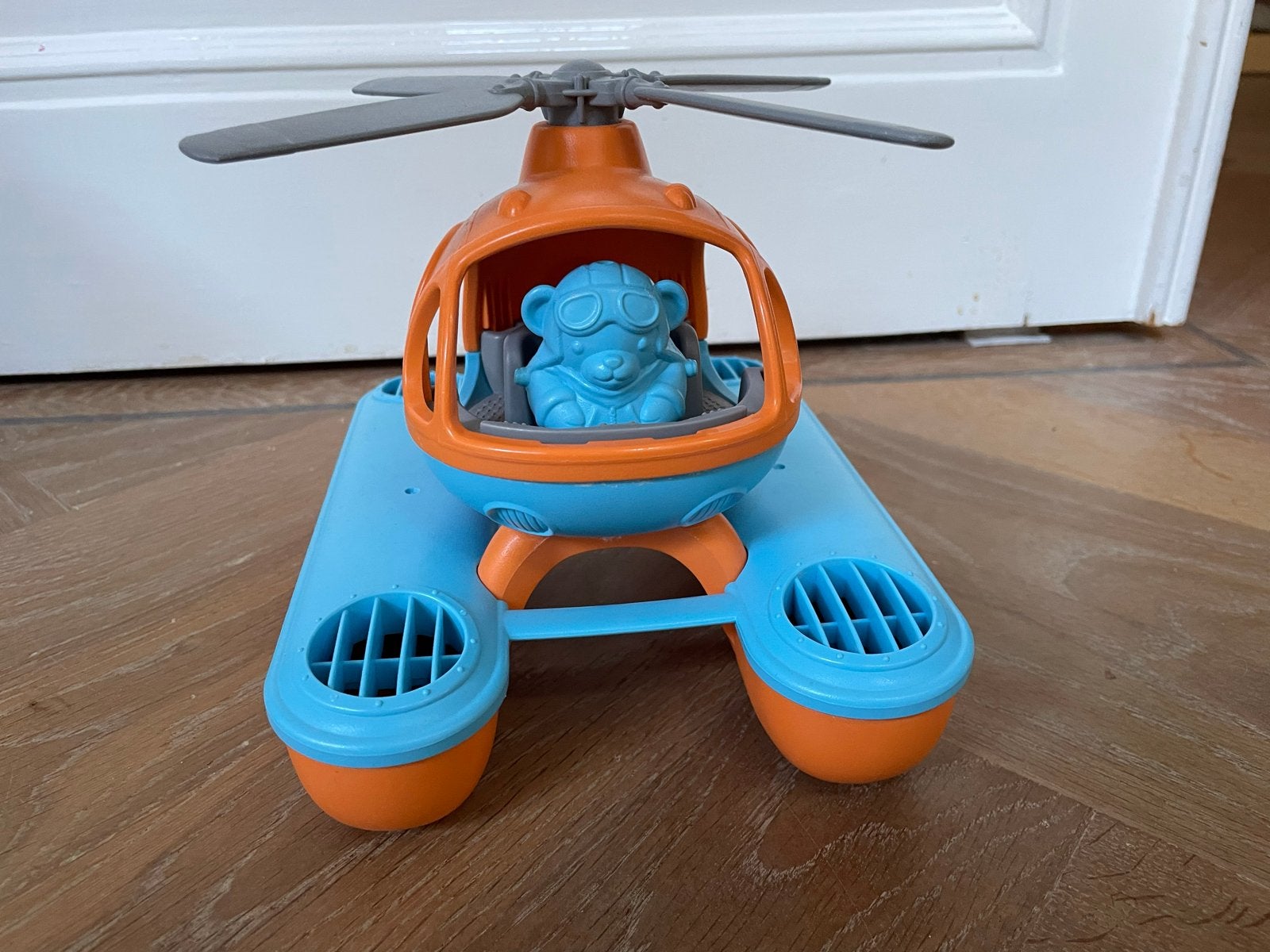 Green Toys Watervliegtuig/Helikopter met Beer, Ophalen of Verzenden, Gebruikt, Jongen of Meisje