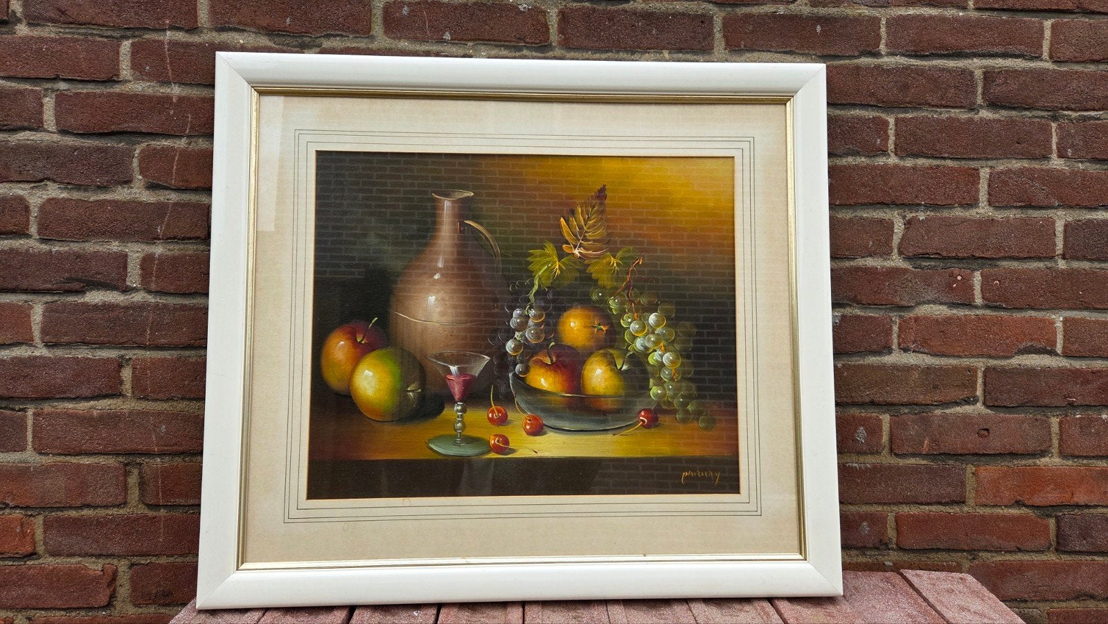 Prachtige schilderij olie verf, Ophalen of Verzenden