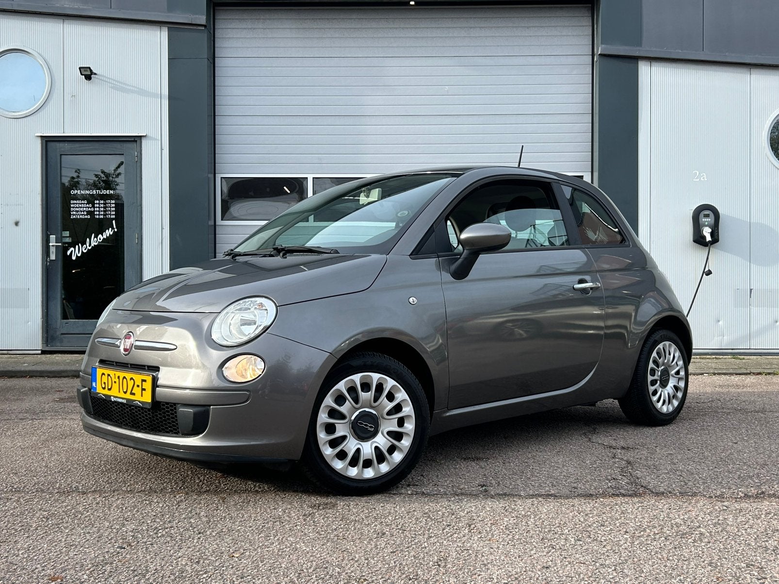 FIAT 500 | APK | AIRCO |  ELEC RAMEN | 0.9 | 2015 Grijs, Auto's, Voorwielaandrijving, 840 kg, Origineel Nederlands, Handgeschakeld