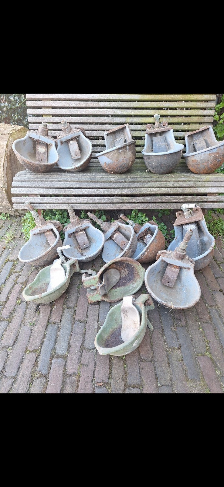 Koeiendrinkbakken 14x, Ophalen, Gebruikt, Minder dan 30 cm, Rond