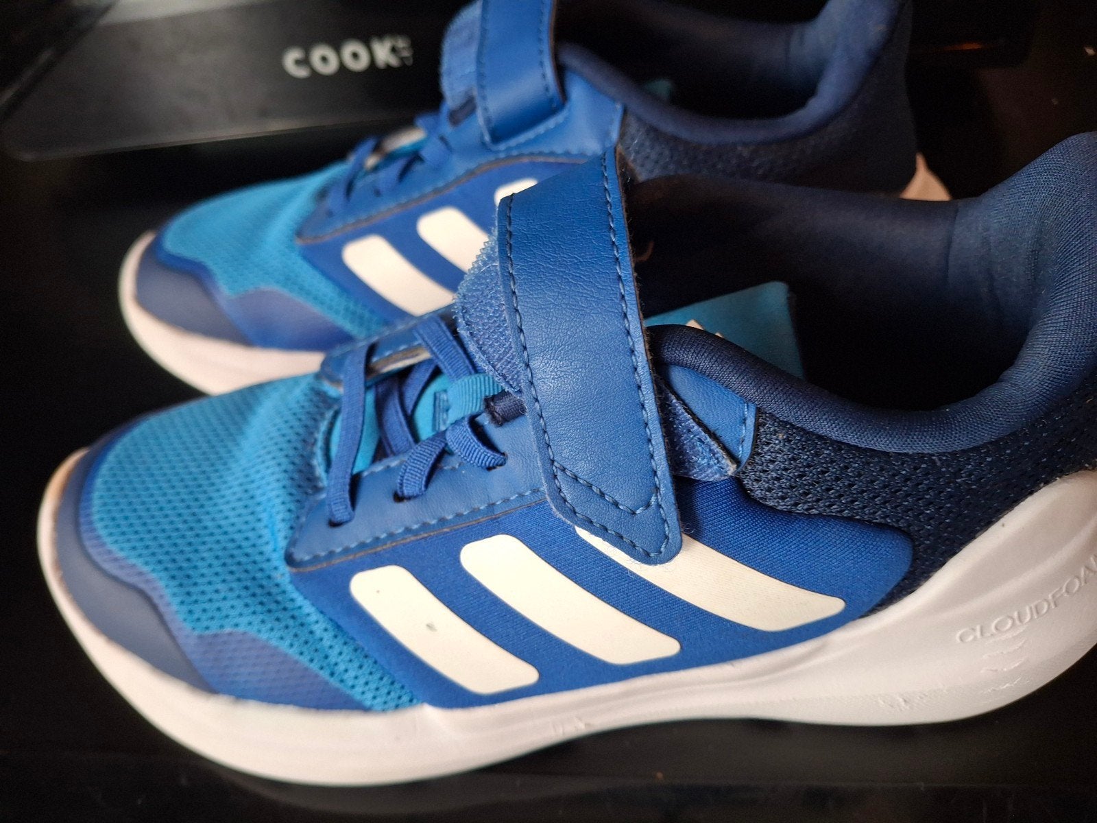 Adidas sportschoenen maat 34 blauw, Ophalen, Adidas, Gebruikt, Jongen of Meisje
