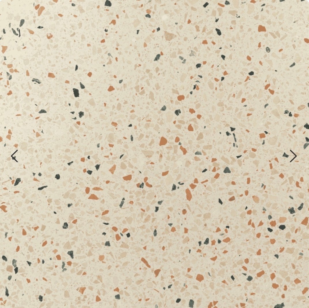 Terrazzo natuursteen tegels beige/terracotta/groen 60x60cm, Ophalen, 60 cm of meer, 5 tot 10 m², Zo goed als nieuw