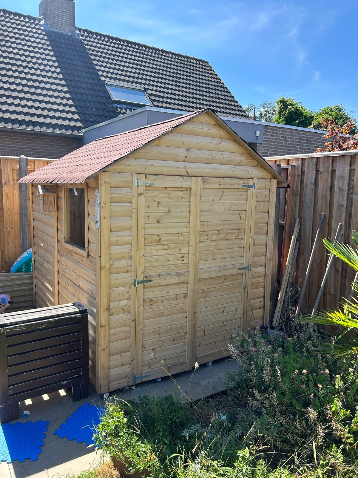 Houten schuur/tuinhuisje, 181x239 cm, Tuin en Terras, Tuinhuizen, Ophalen, 200 tot 400 cm, 250 tot 500 cm, Schuur