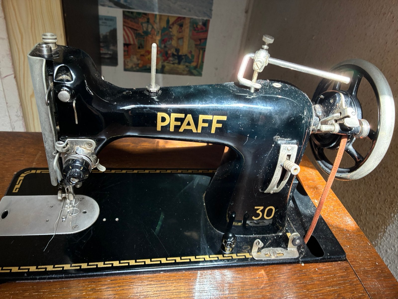 Pfaff trapnaaimachine, Antiek en Kunst, Ophalen