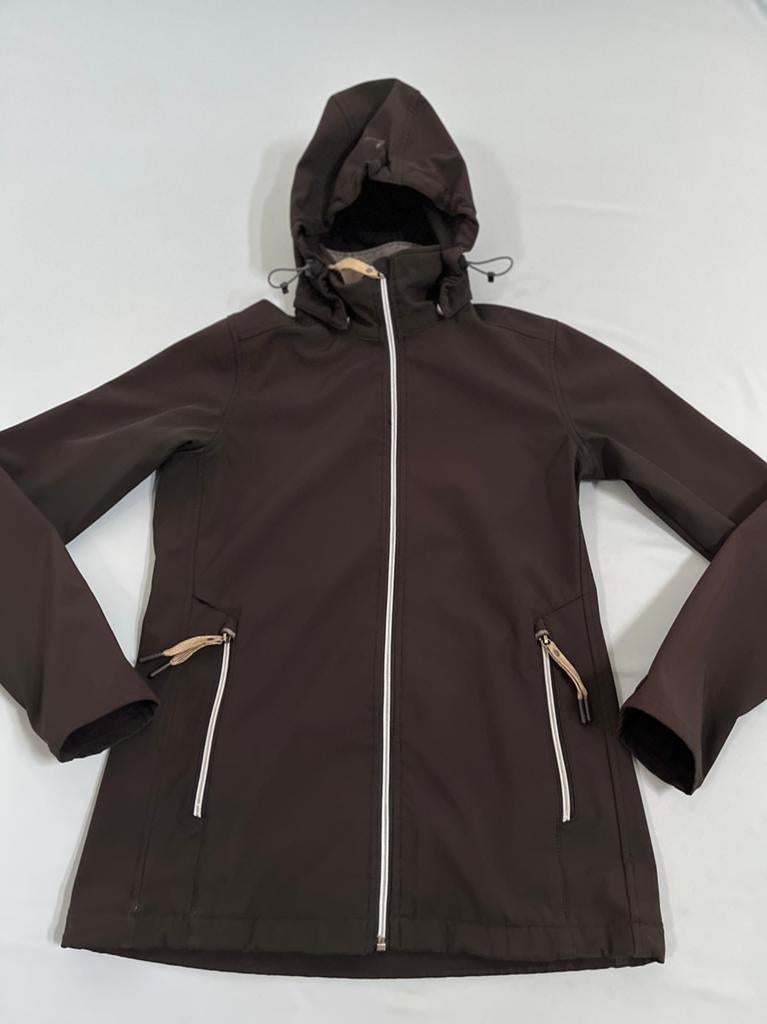 Lutha softshell jas maat 36 zwart, Ophalen of Verzenden, Zo goed als nieuw, Maat 36 (S), Zwart