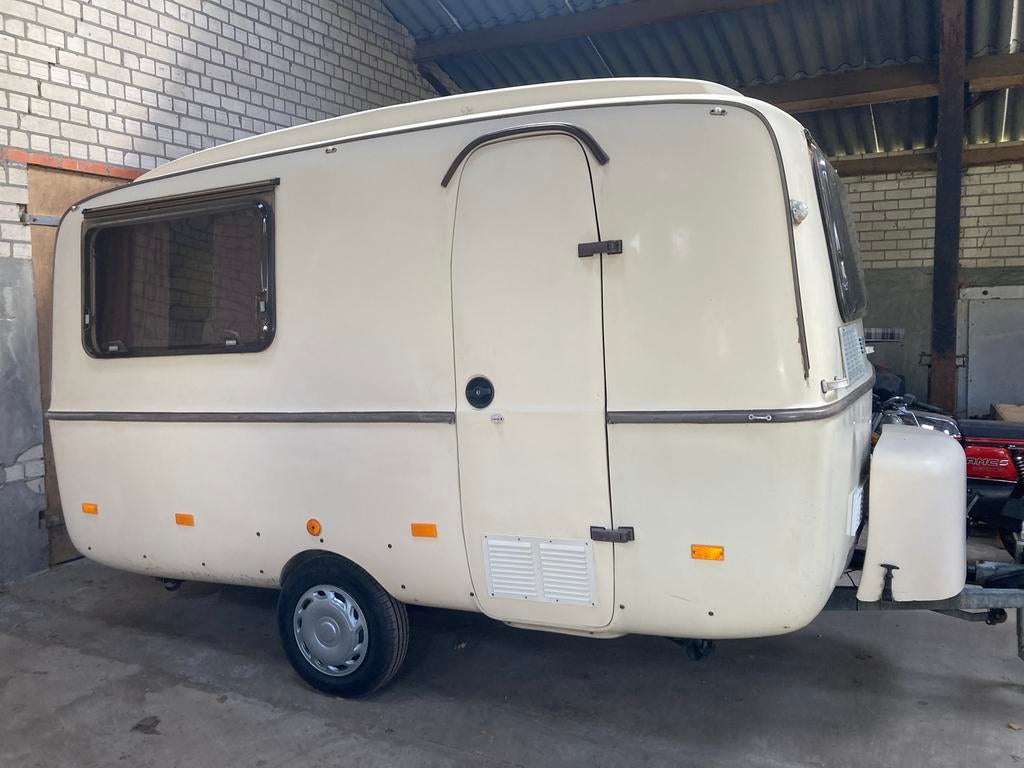 Lander Graziella 340  1977, Caravans en Kamperen, Caravans, Particulier, Overige merken, Vast bed