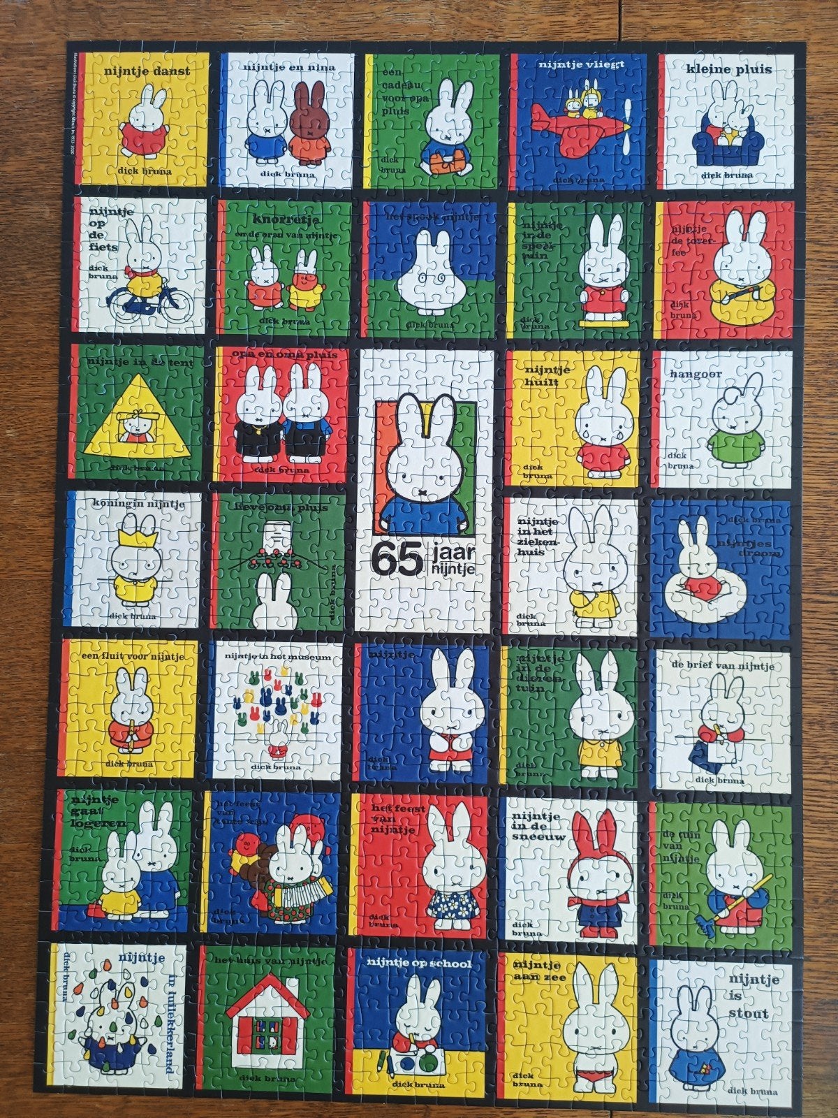 Ravensburger Nijntje 65 jaar legpuzzel 1000 stukjes, Ophalen of Verzenden, 500 t/m 1500 stukjes, Zo goed als nieuw, Legpuzzel