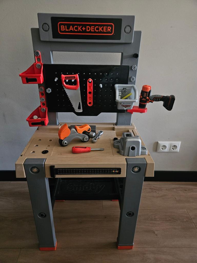 Black en Decker werkbank kinderen, Kinderen en Baby's, Ophalen, Zo goed als nieuw