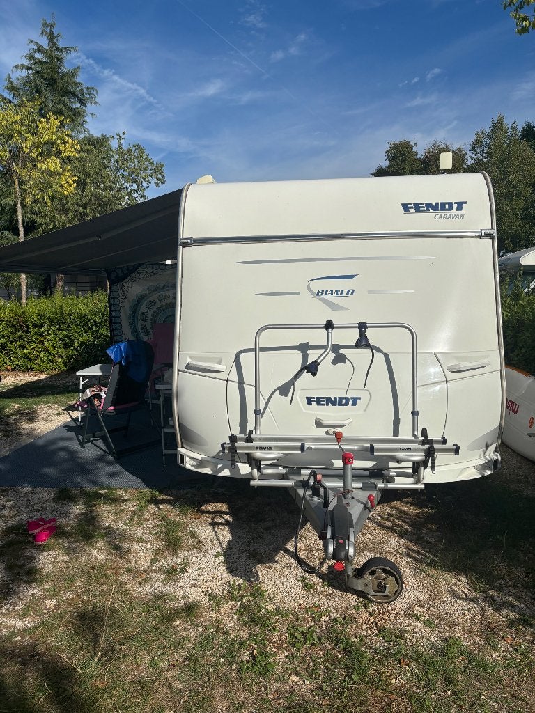 Te koop Fendt Bianco 465 sfb, Schokbreker, Rondzit, Frans bed, Particulier