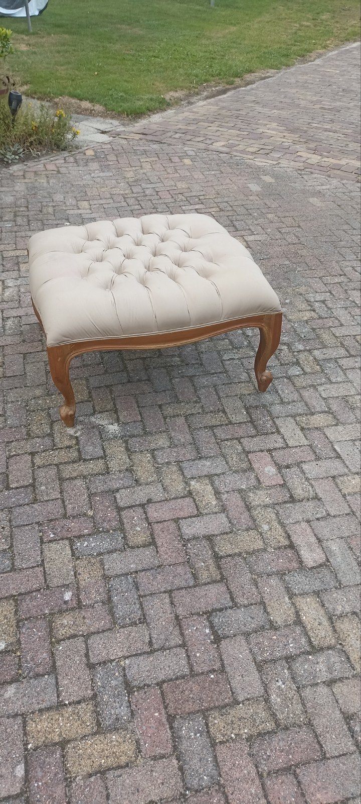 Hokker, Ophalen, Gebruikt, Vierkant, Brocante