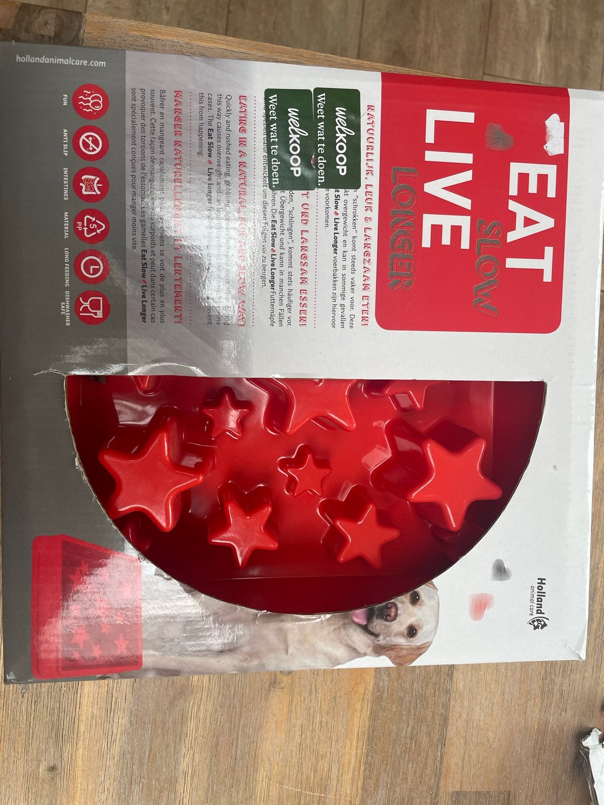 Welkoop slowfeeder grote honden, Ophalen of Verzenden, Anti-schrok, Nieuw