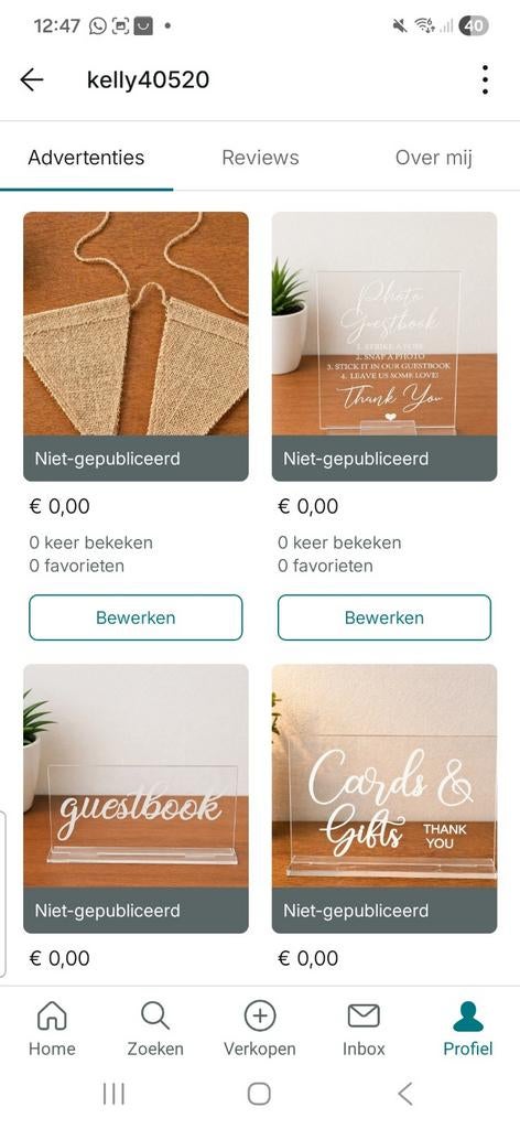 Leuke bruiloft decoratie: compleet pakket of losse items, Ophalen of Verzenden, Zo goed als nieuw