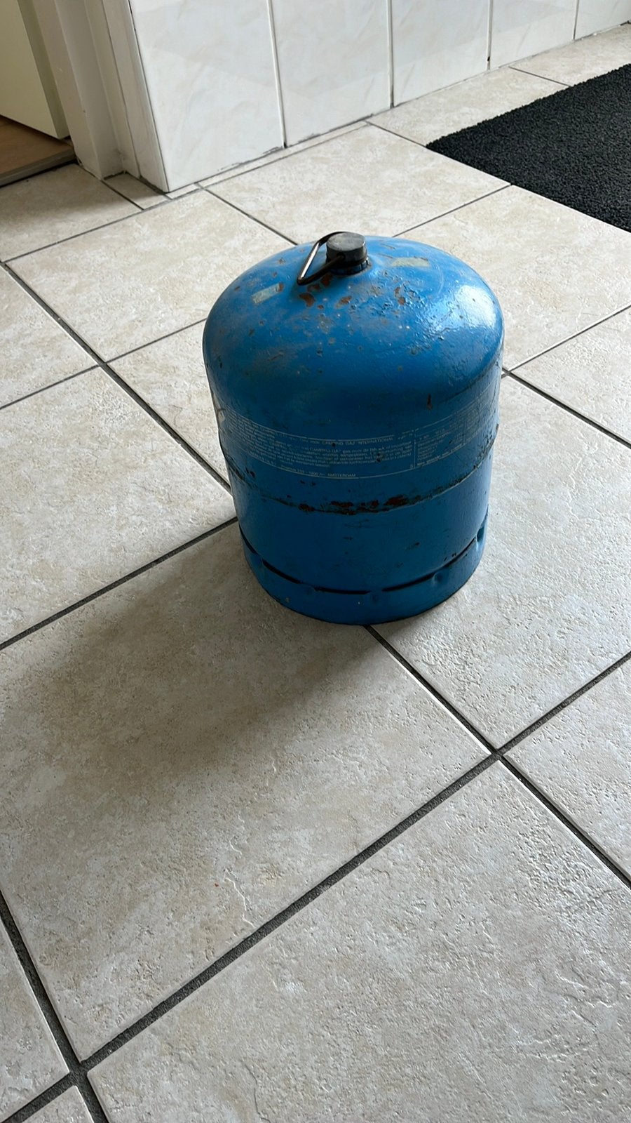 Halfvolle gasfles 907 camping gas, Caravans en Kamperen, Ophalen, Zo goed als nieuw