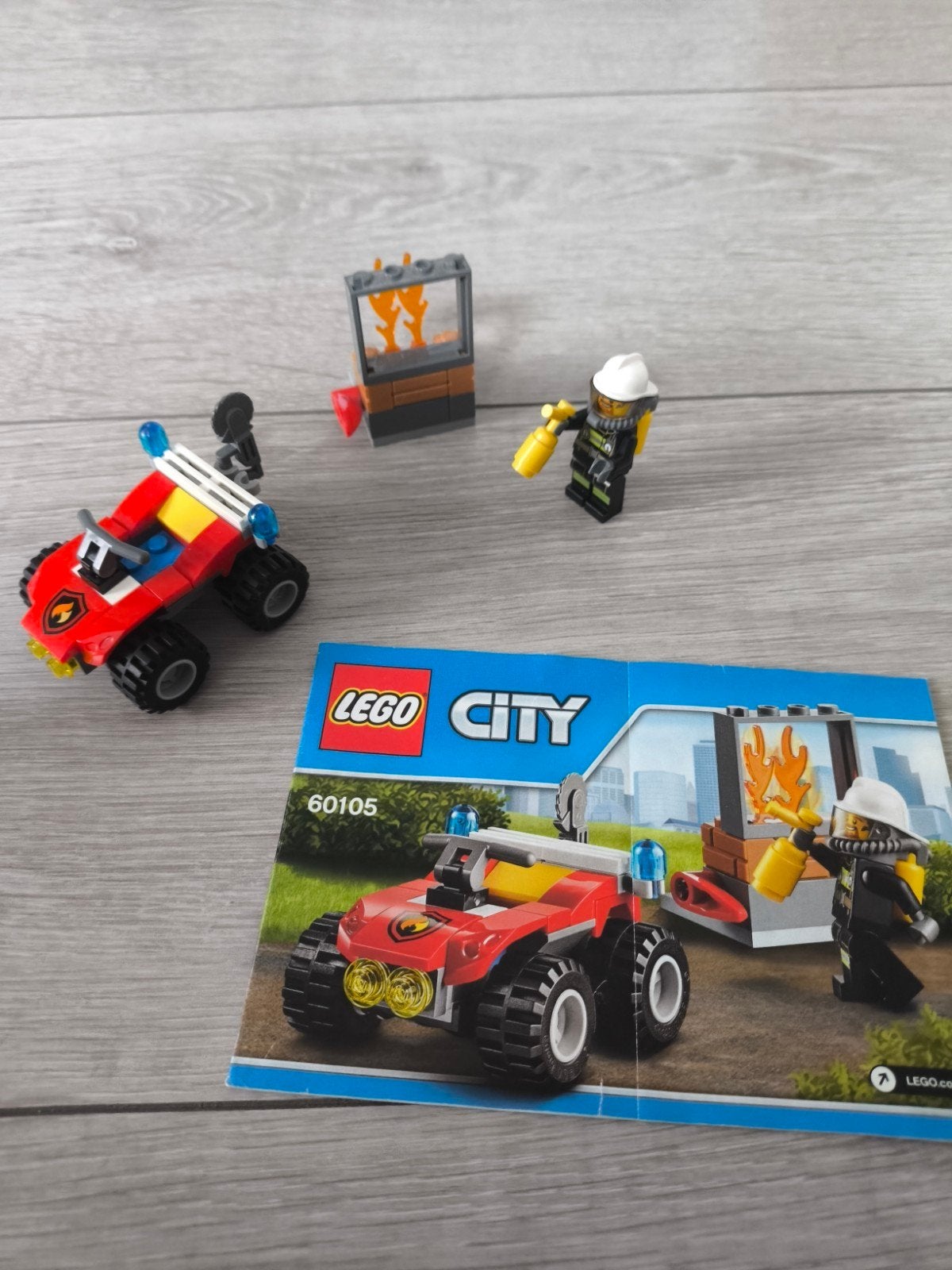 Lego 60105 mini brandweer, City, Lego, Ophalen of Verzenden, Zo goed als nieuw