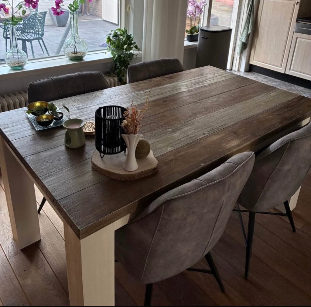 Eettafel 160x90, Huis en Inrichting, Tafels | Eettafels, Ophalen, 50 tot 100 cm, Zo goed als nieuw, 150 tot 200 cm