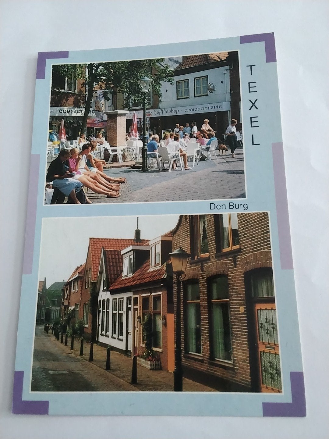 Ansichtkaart Texel Den Burg - Gelopen 1993, Ophalen of Verzenden, 1980 tot heden, Gelopen, Noord-Holland