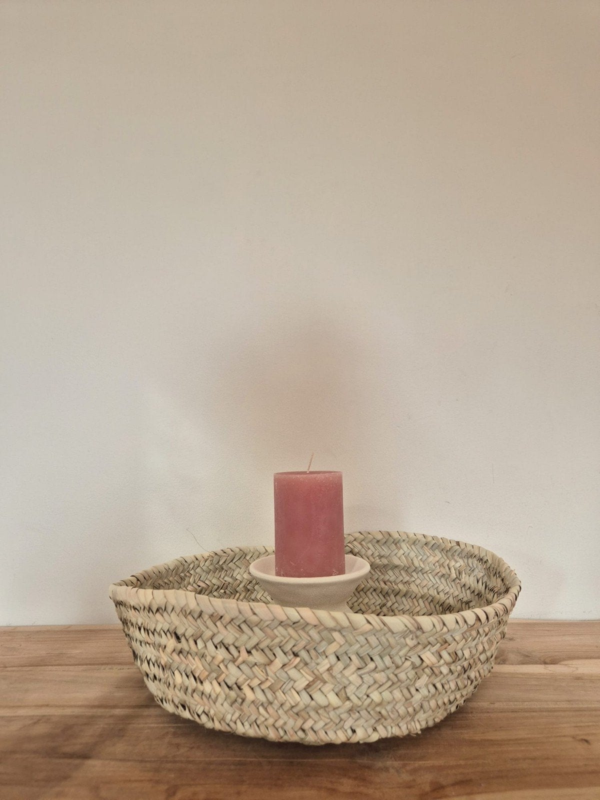 Rotan mand, Gevlochten, Rond, Nieuw, Ophalen of Verzenden
