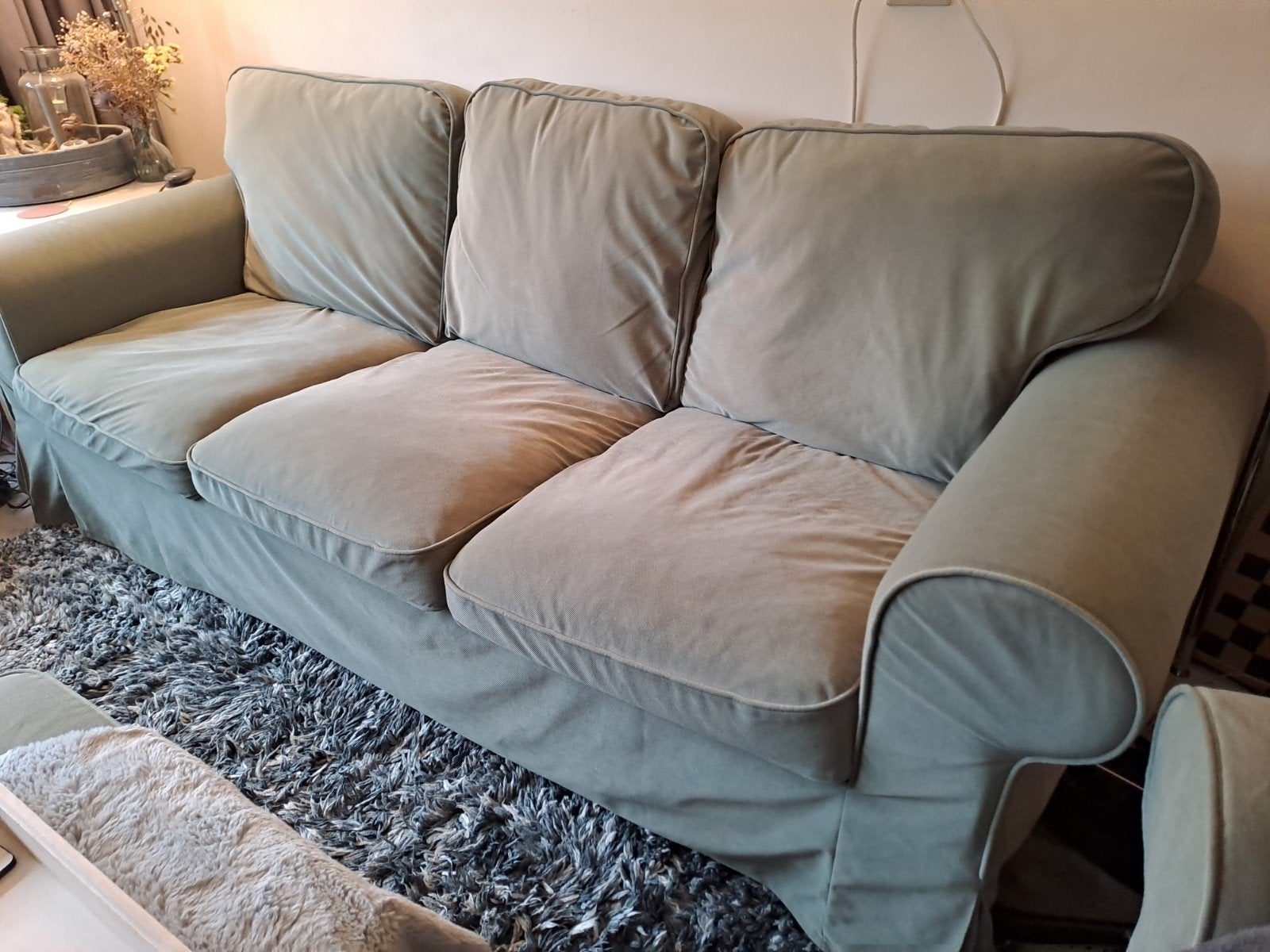 Gratis Ikea 2 en 3 zitsbank, Ophalen, Gebruikt, Tweepersoons, 75 tot 100 cm