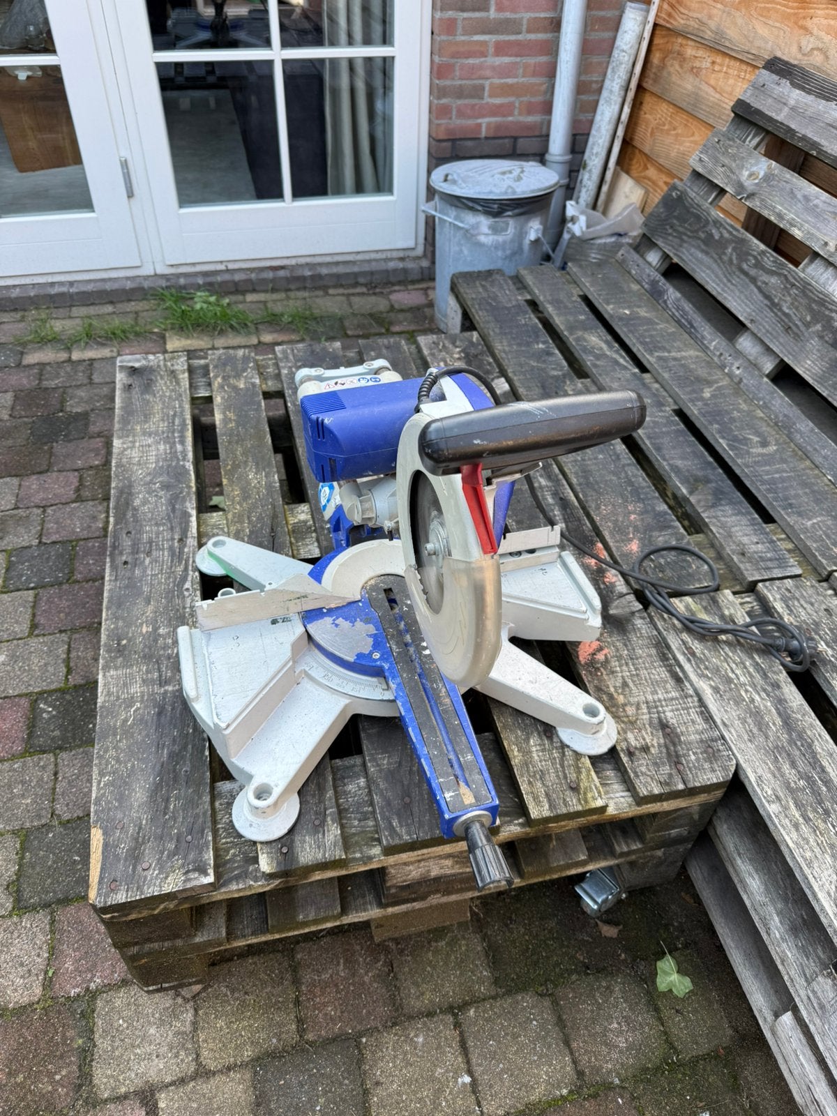 Afkortzaag gebruikt, Doe-het-zelf en Verbouw, Ophalen, Gebruikt, 70 mm of meer, Afkortzaag