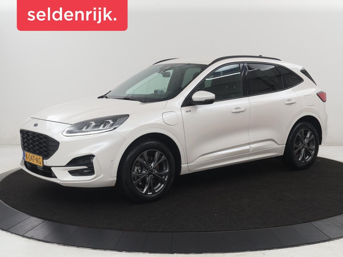 Ford Kuga 2.5 PHEV ST-Line | SOH 87,2% | Stuur/stoel verwarm, Auto's, Gebruikt, Euro 6, 4 cilinders, Wit