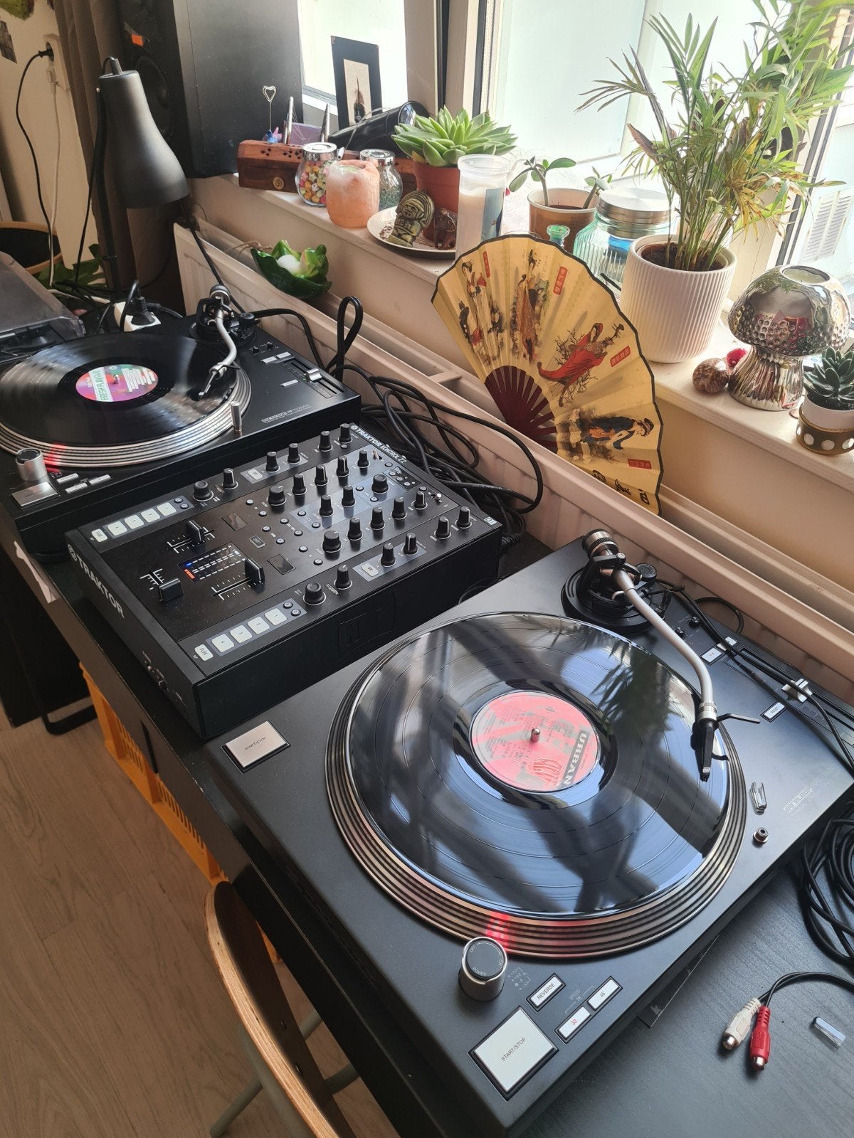 Reloop 7000mk2 draaitafels met Traktor Z2 + Behringer DJX700, Ophalen of Verzenden, Zo goed als nieuw, Draaitafel, Reloop