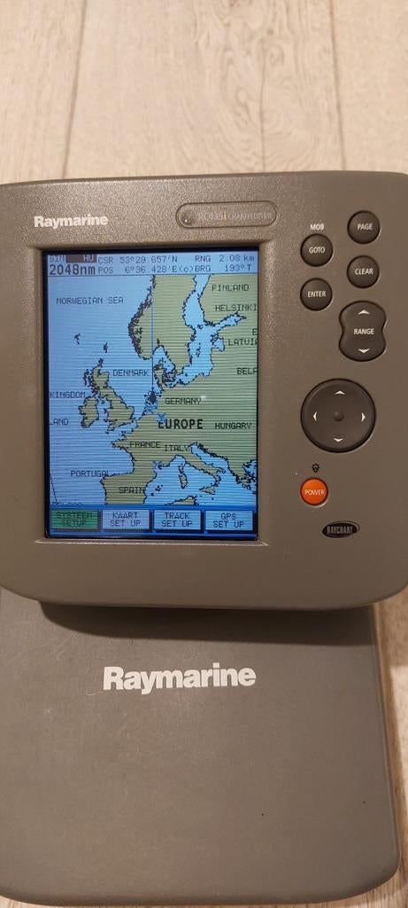 Raymarine RC435i kaartplotter fishfinder., Ophalen of Verzenden, Zo goed als nieuw, Kaartplotter of Fish Finder