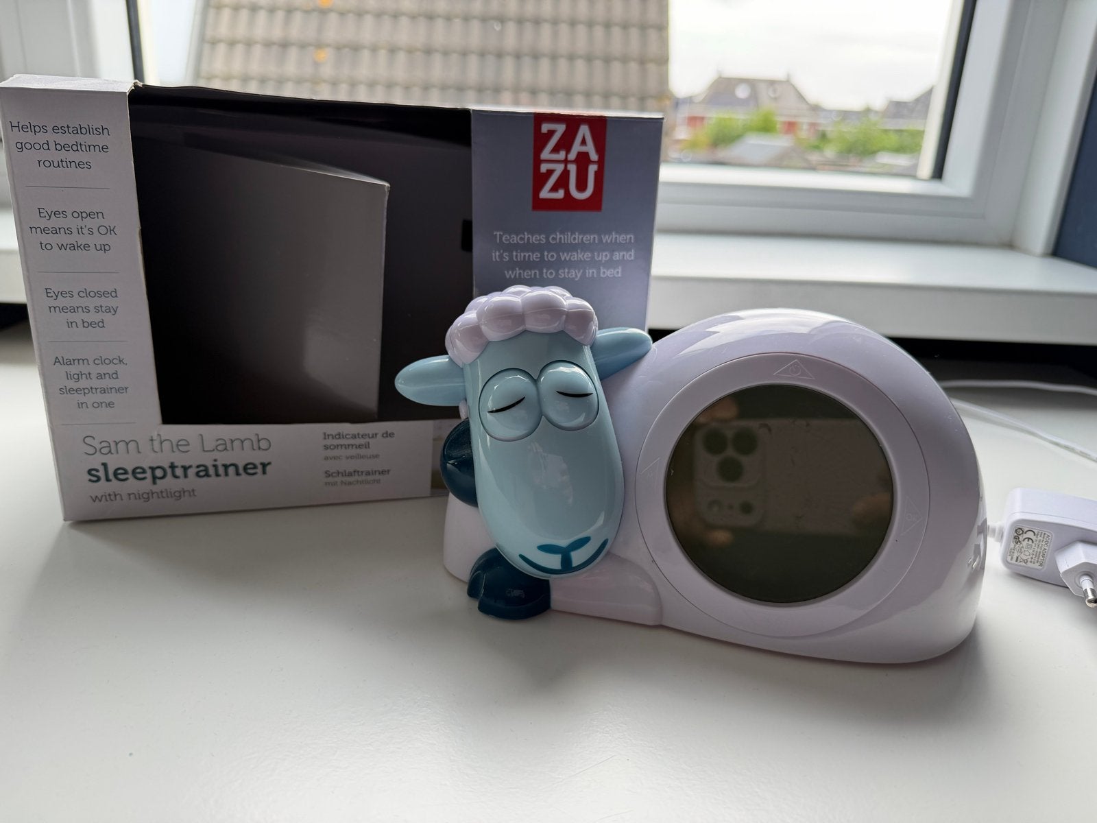 ZAZU Sam het Schaap slaaptrainer met nachtlampje, Ophalen of Verzenden, Gebruikt, Digitaal