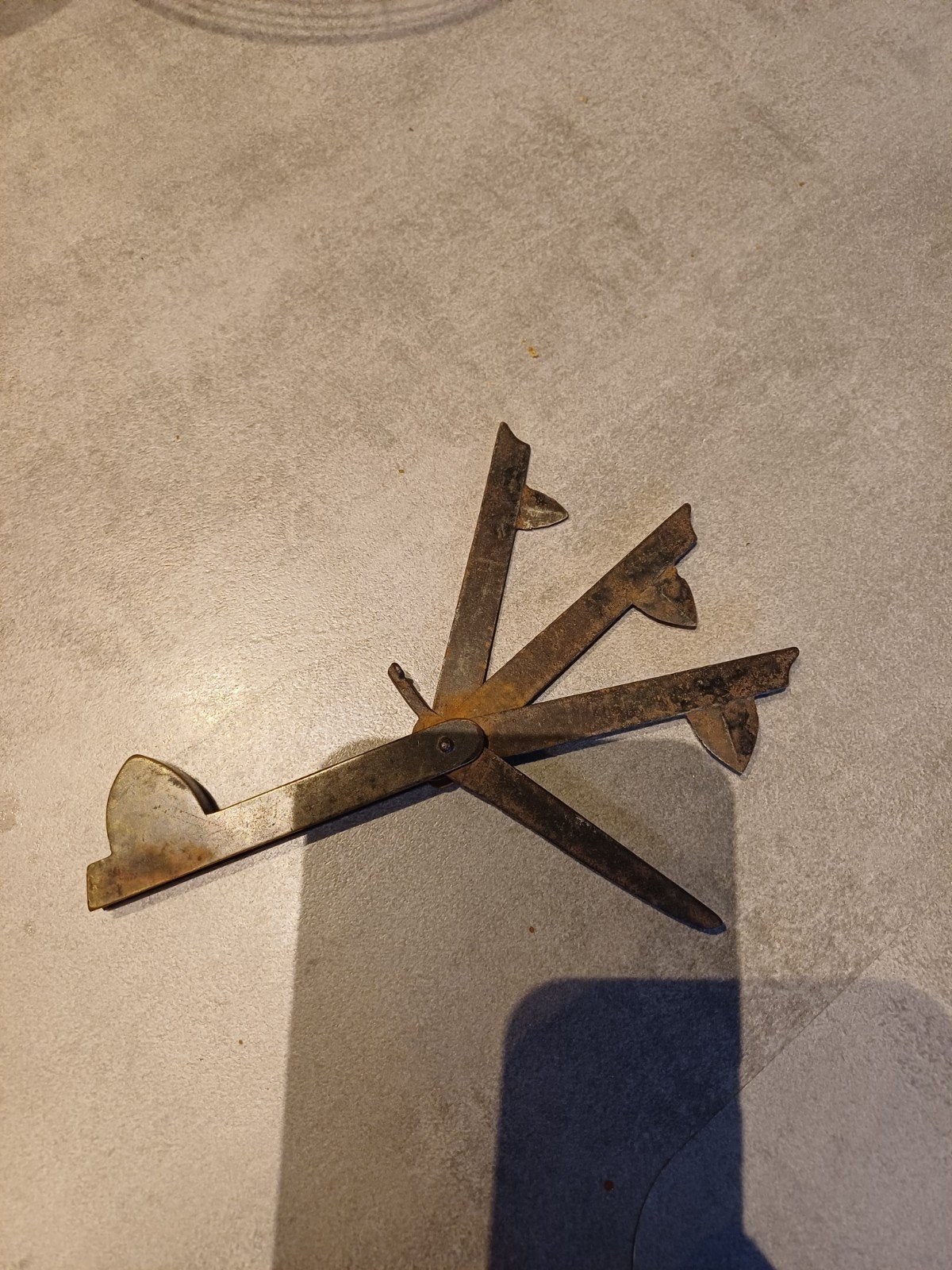 Antiek vouwbaar zakmes/gereedschap, Ophalen of Verzenden