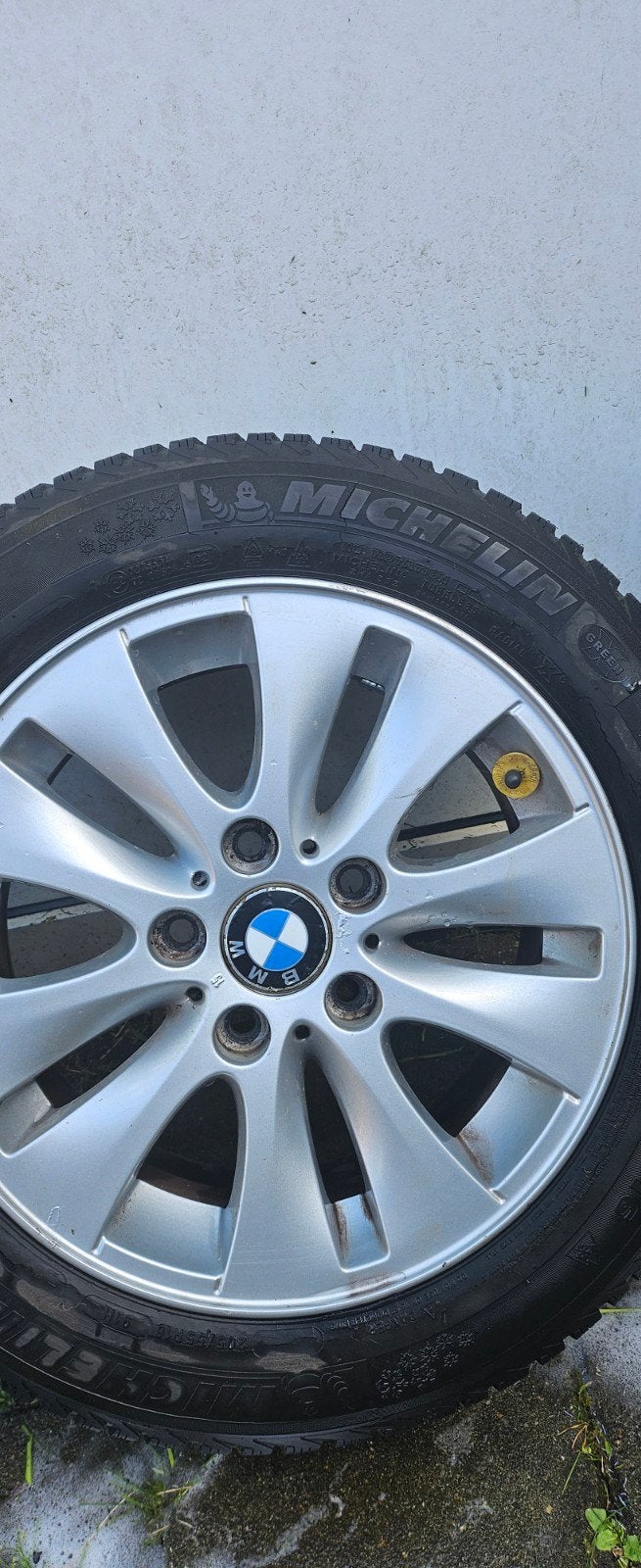 205/55/R16 BMW 116i E87 twee winterbanden en twee zombanden, Ophalen, 16 inch, 205 mm, Winterbanden