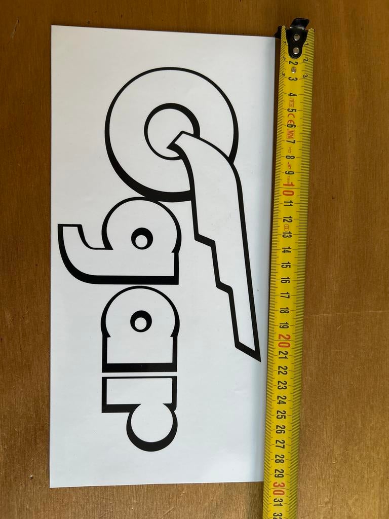 Historische OGAR motorfiets sticker - Tsjechisch logo, Motoren, Ophalen of Verzenden