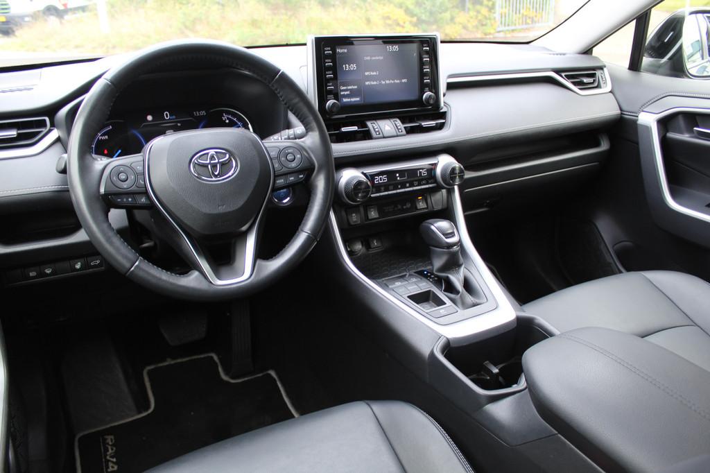 Toyota RAV4 2.5 Hybrid Style | Rijklaar | Trekhaak | Leder |, 12 maanden, Gebruikt, Zwart, 4 cilinders