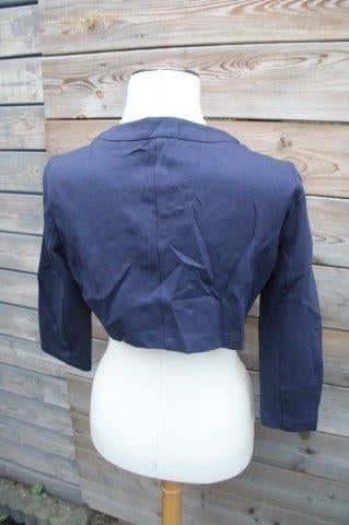 Jasje/ vest donkerblauw Caroline Biss mt 42 Vaste prijs AAN, Blauw, Maat 42/44 (L), Ophalen of Verzenden, Zo goed als nieuw