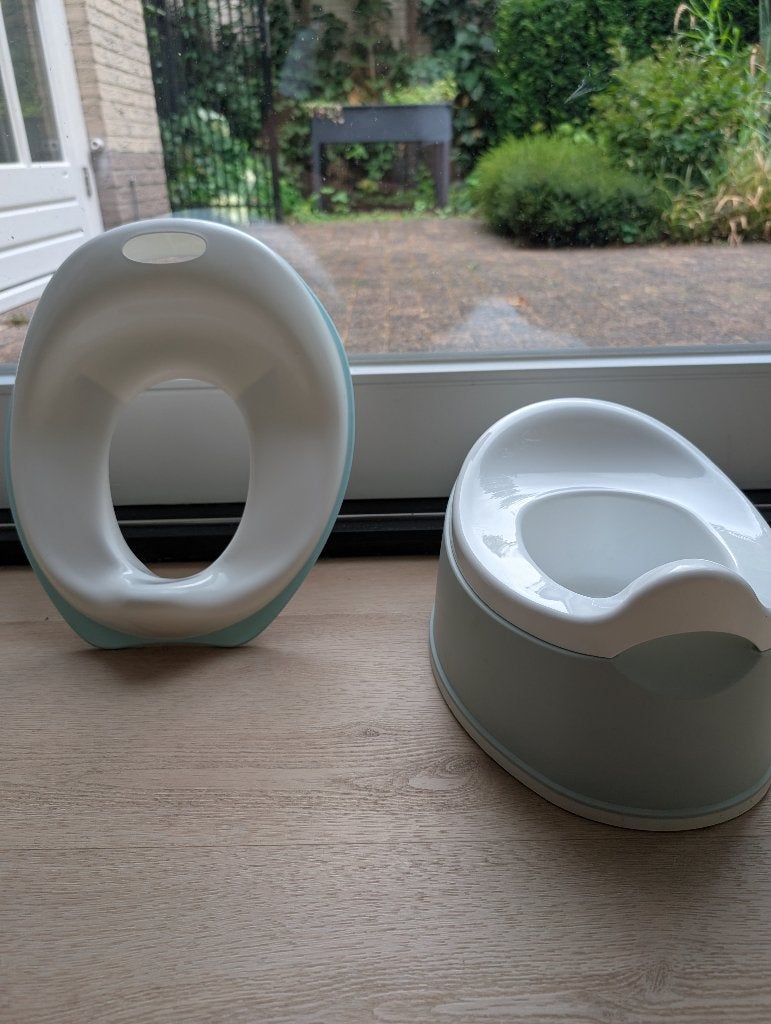 Bebe-jou potje en brilverkleiner, Ophalen, Gebruikt